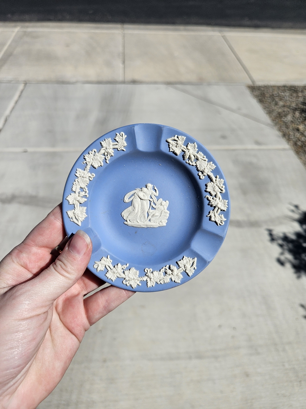 Blue Decorative Ashtray by Wedgwood
